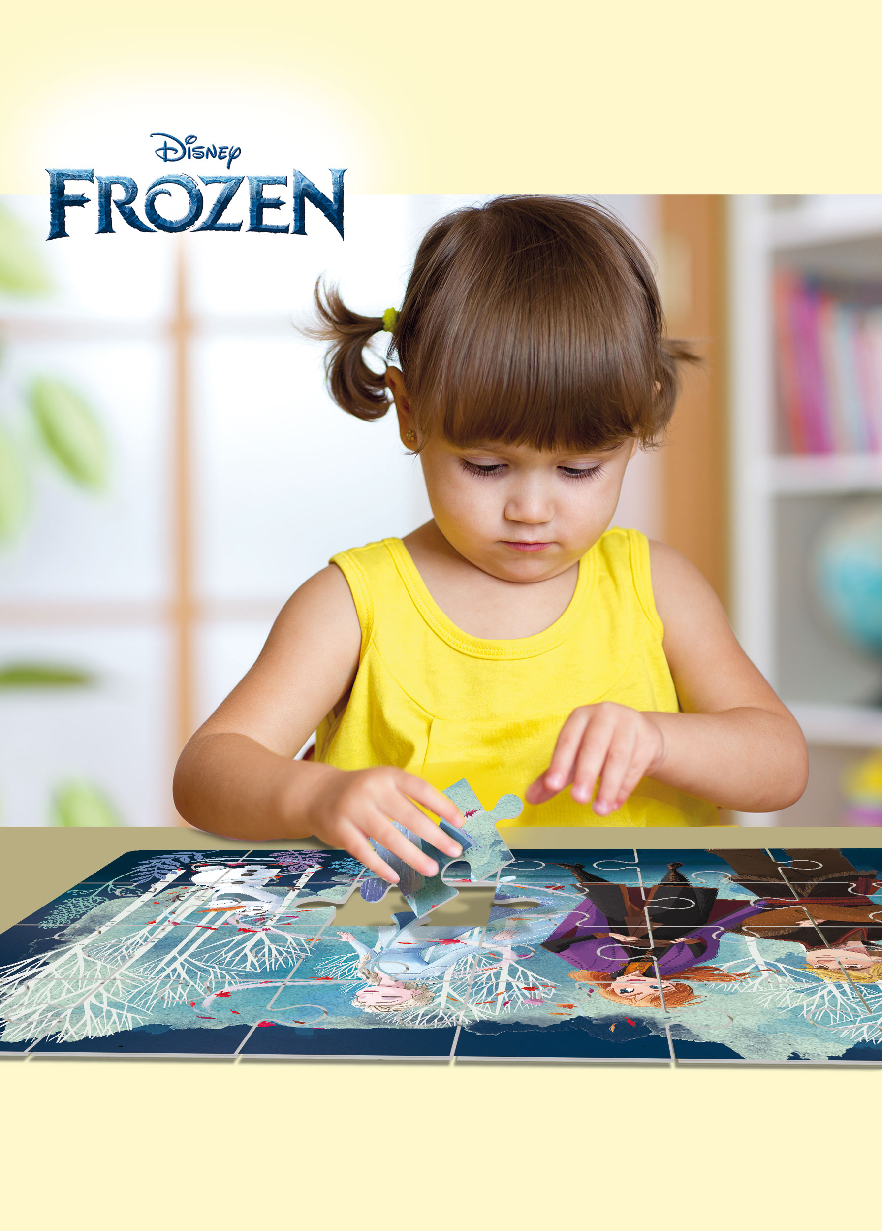 Lisciani Disney Puzzle DF M-Plus 24 Frozen da colorare