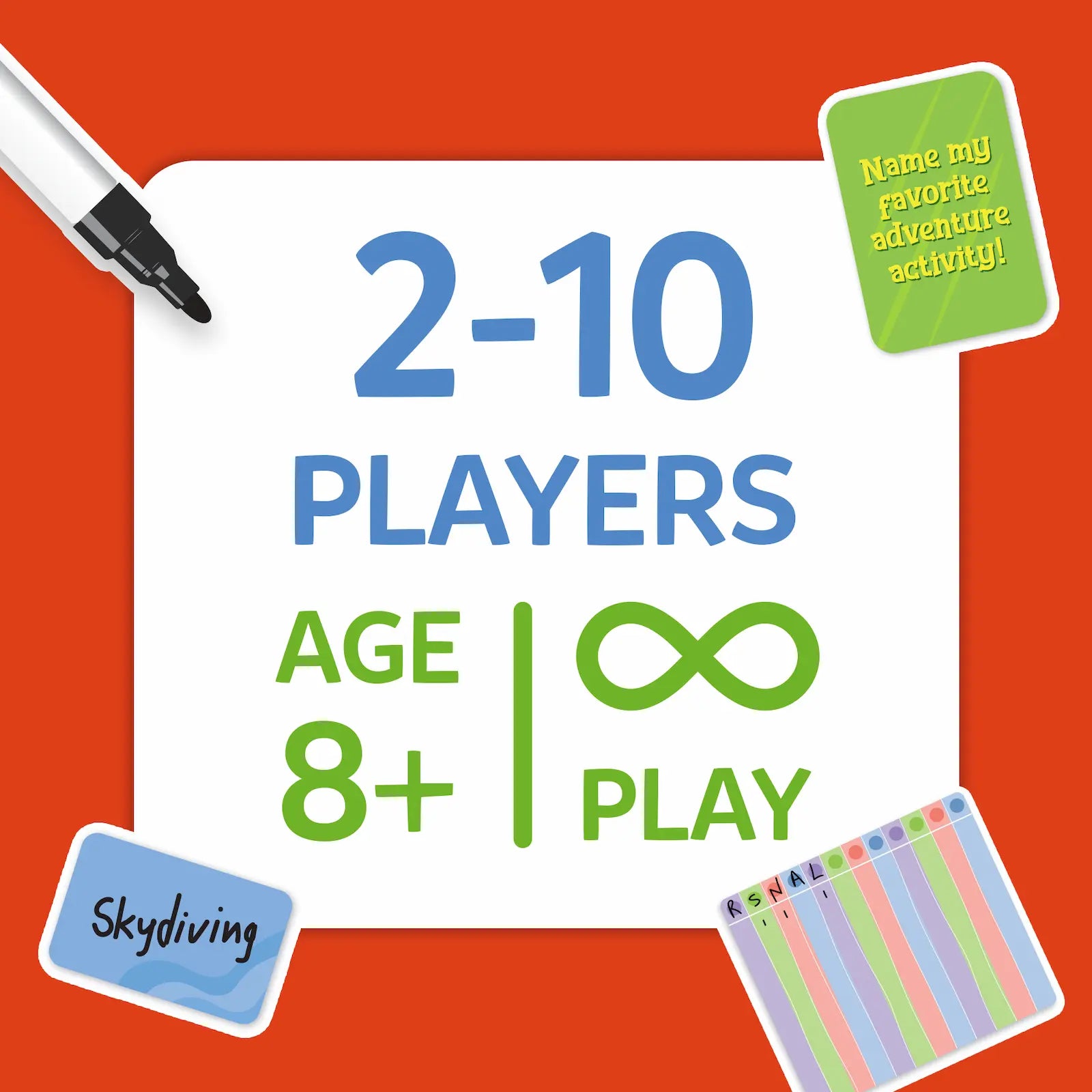 Skillmatics Who Knows You Best gioco di carte famiglia 8+ anni