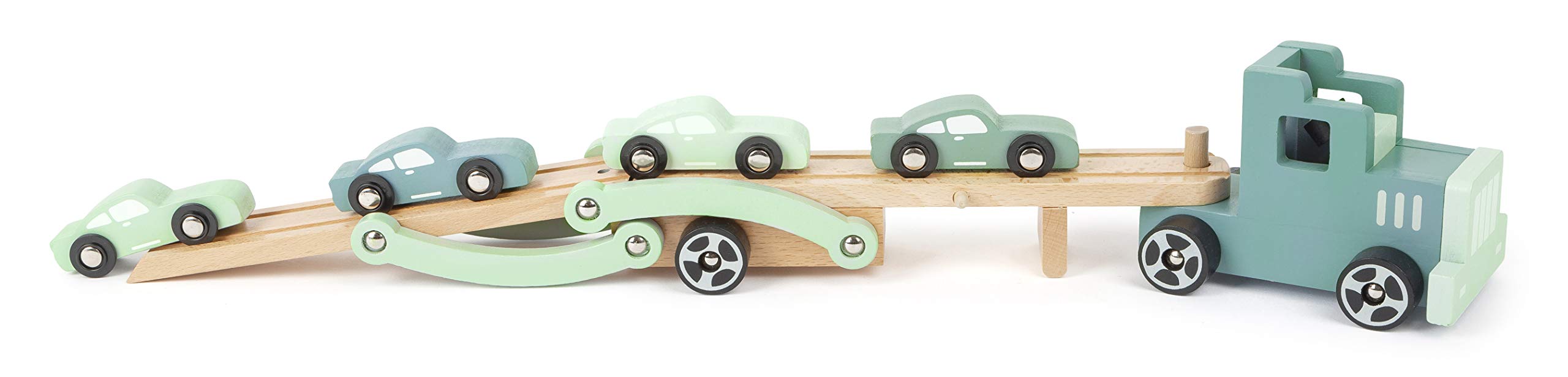 smallfoot 11510 Chicago bisarca legno con 4 auto