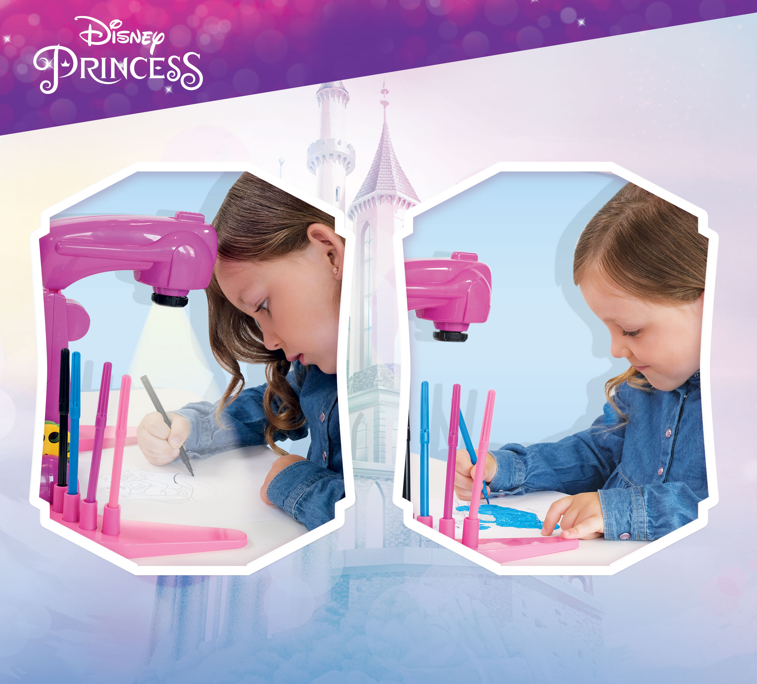 Lisciani Princess Projector Drawing School proiettore disegno