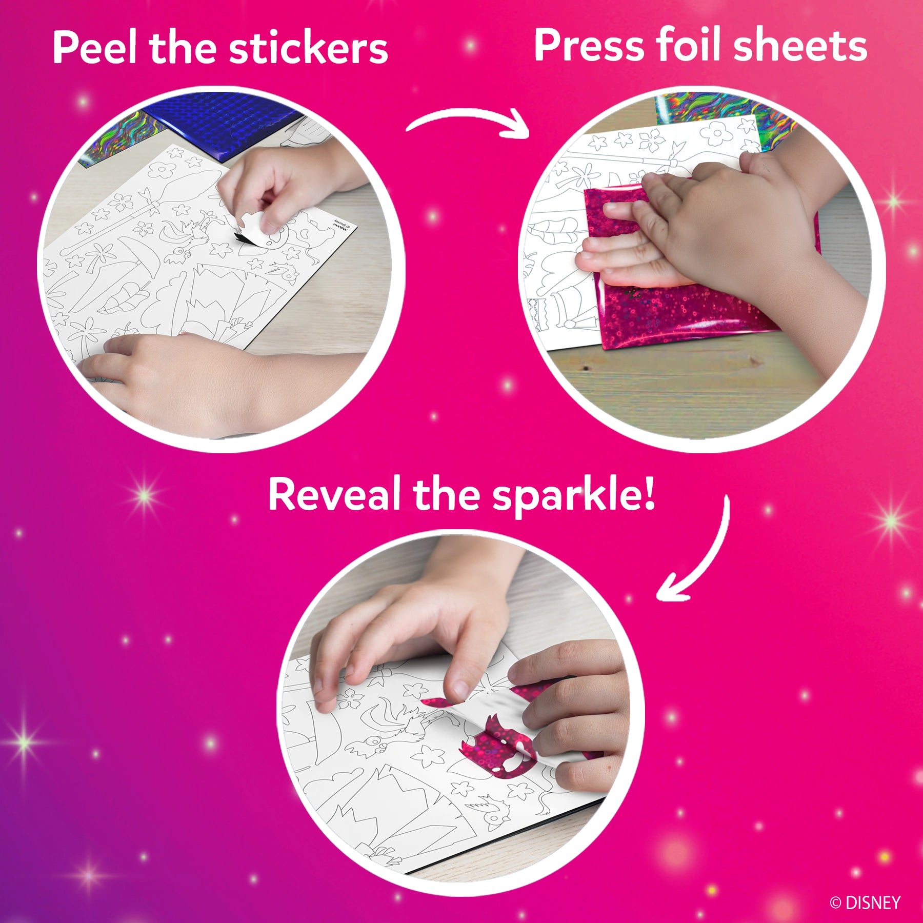 Skillmatics Foil Fun Disney Princess kit arte foil 4-9 anni