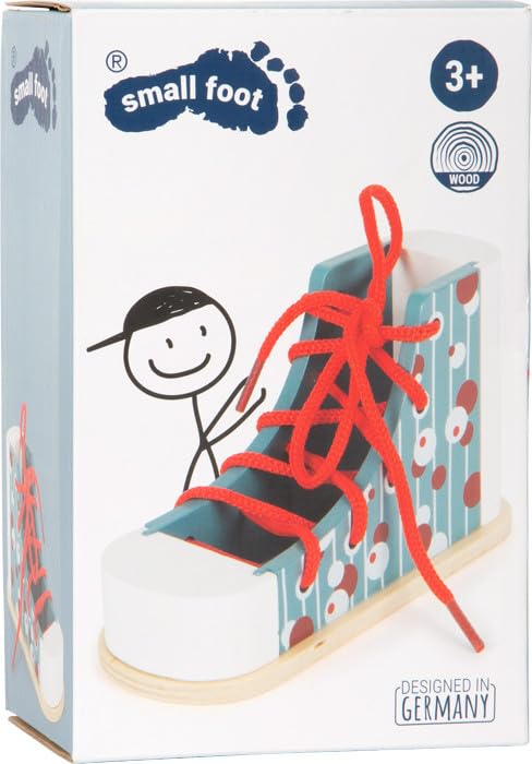 smallfoot 11887 scarpa da allacciare legno dai 3 anni