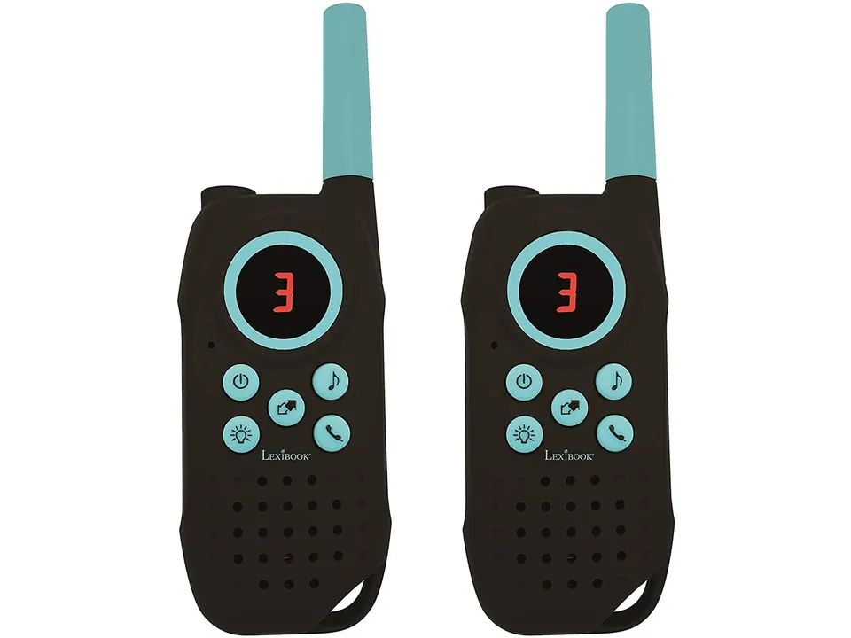 Lexibook TW42 Walkie Talkie Blu 5 km con Torcia 2 Pezzi