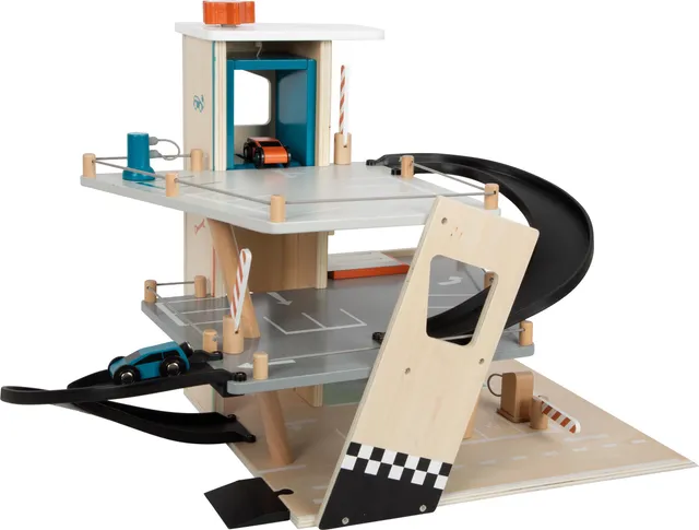 smallfoot Rallye 12357 parcheggio legno 3 piani 2 auto