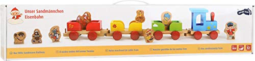 Smallfoot Trenino Miniatura in Legno 58 cm con Vagoni