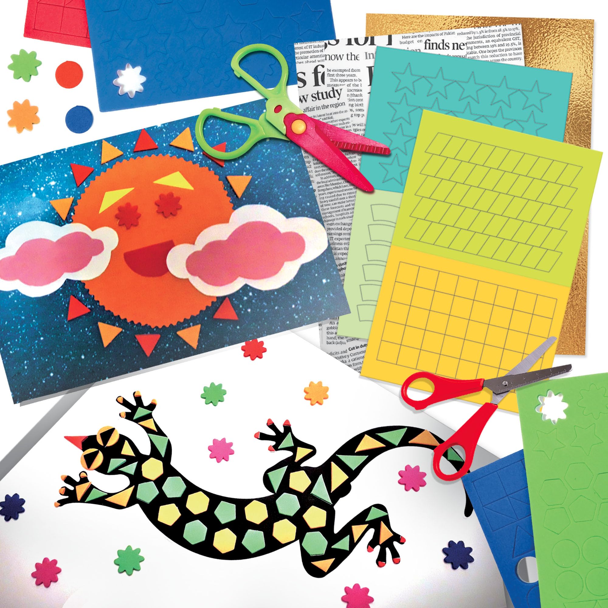 Headu Collage Creations kit collage creativo 5-8 anni