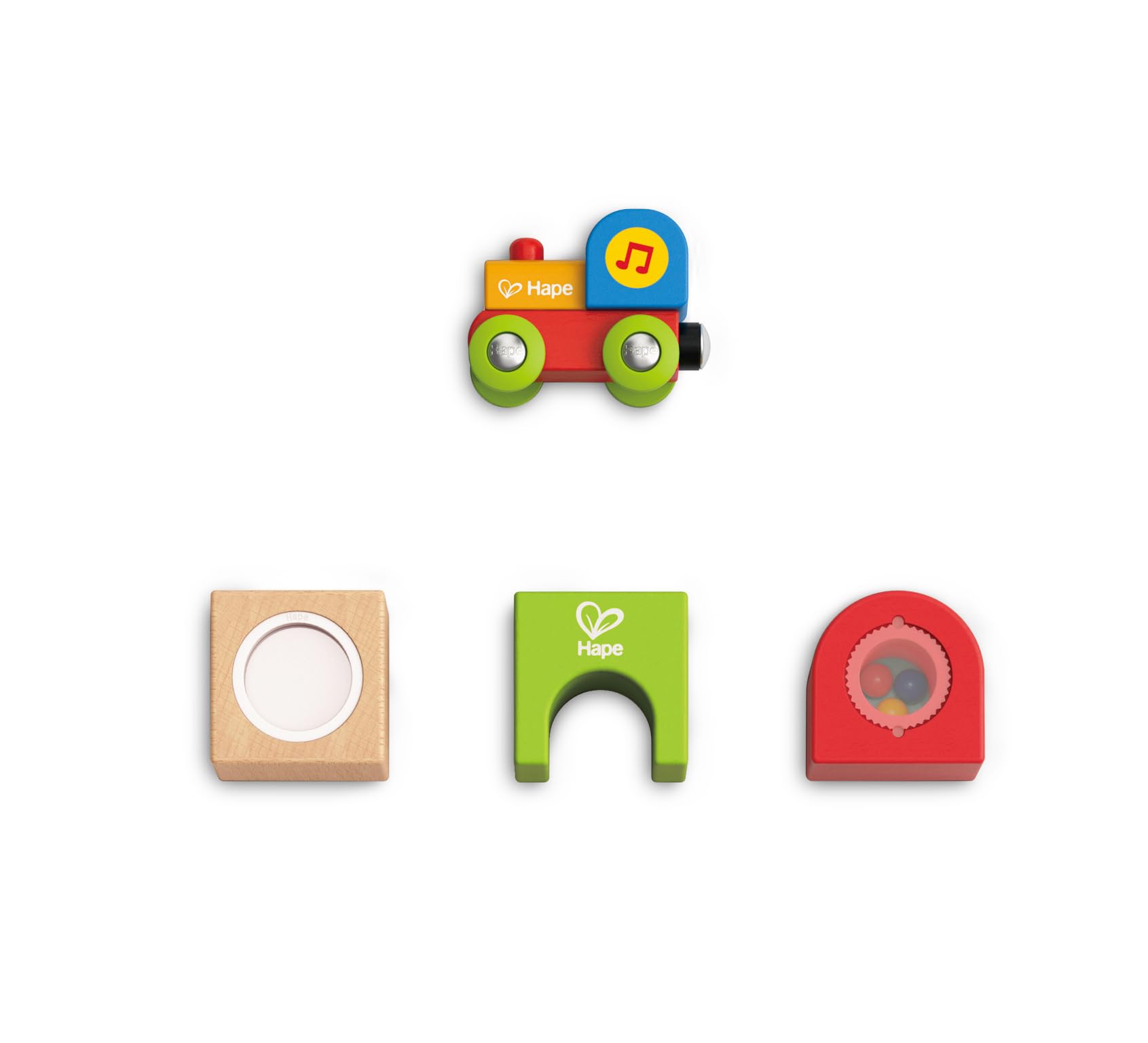 Hape pista treno musicale gioco legno sensoriale xilofono