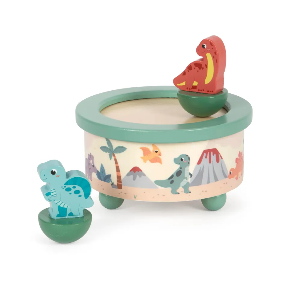 smallfoot Carillon Dino scatola musicale legno 12 cm