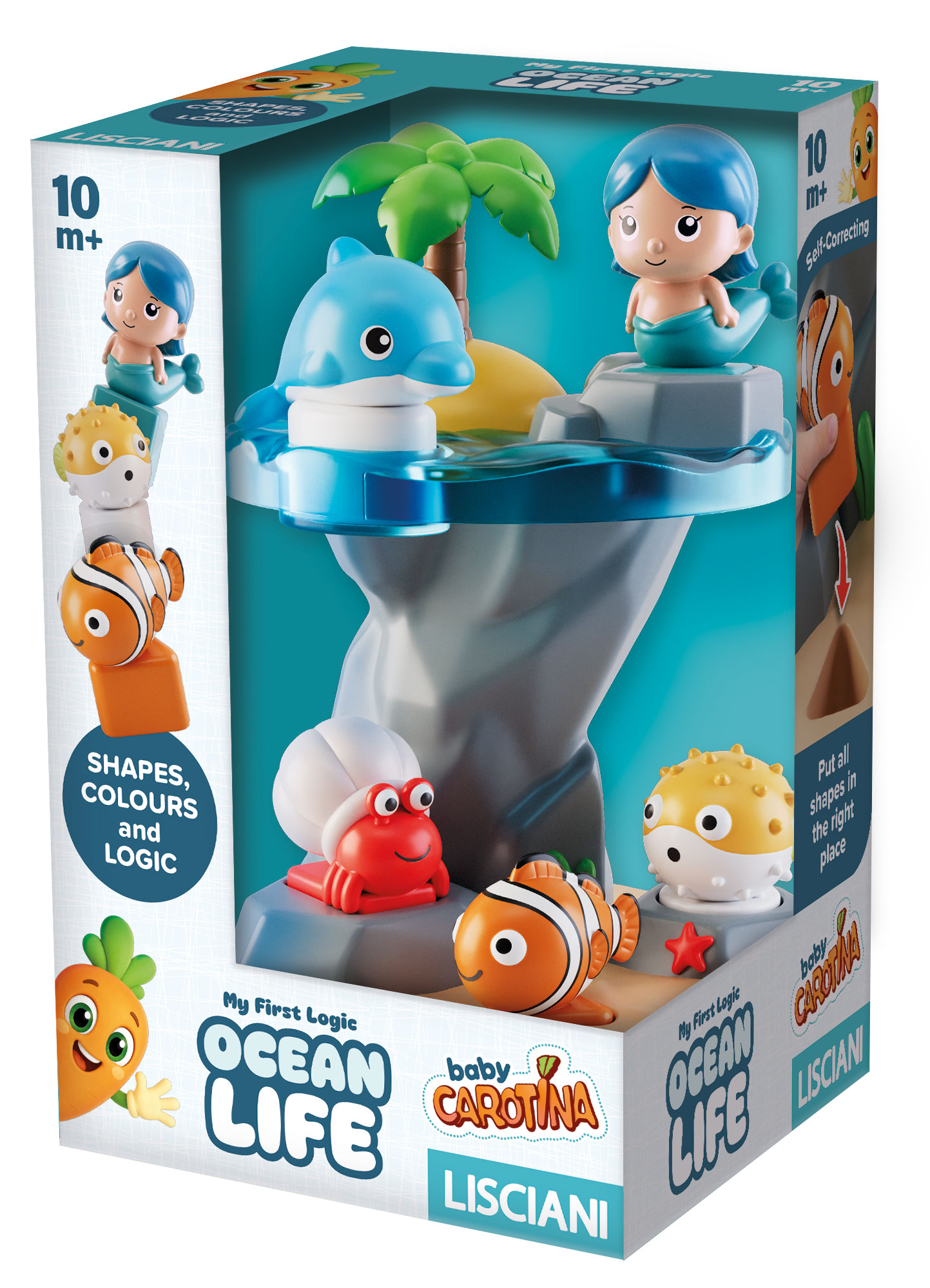 Lisciani Carotina My First Logic gioco incastri Ocean Life