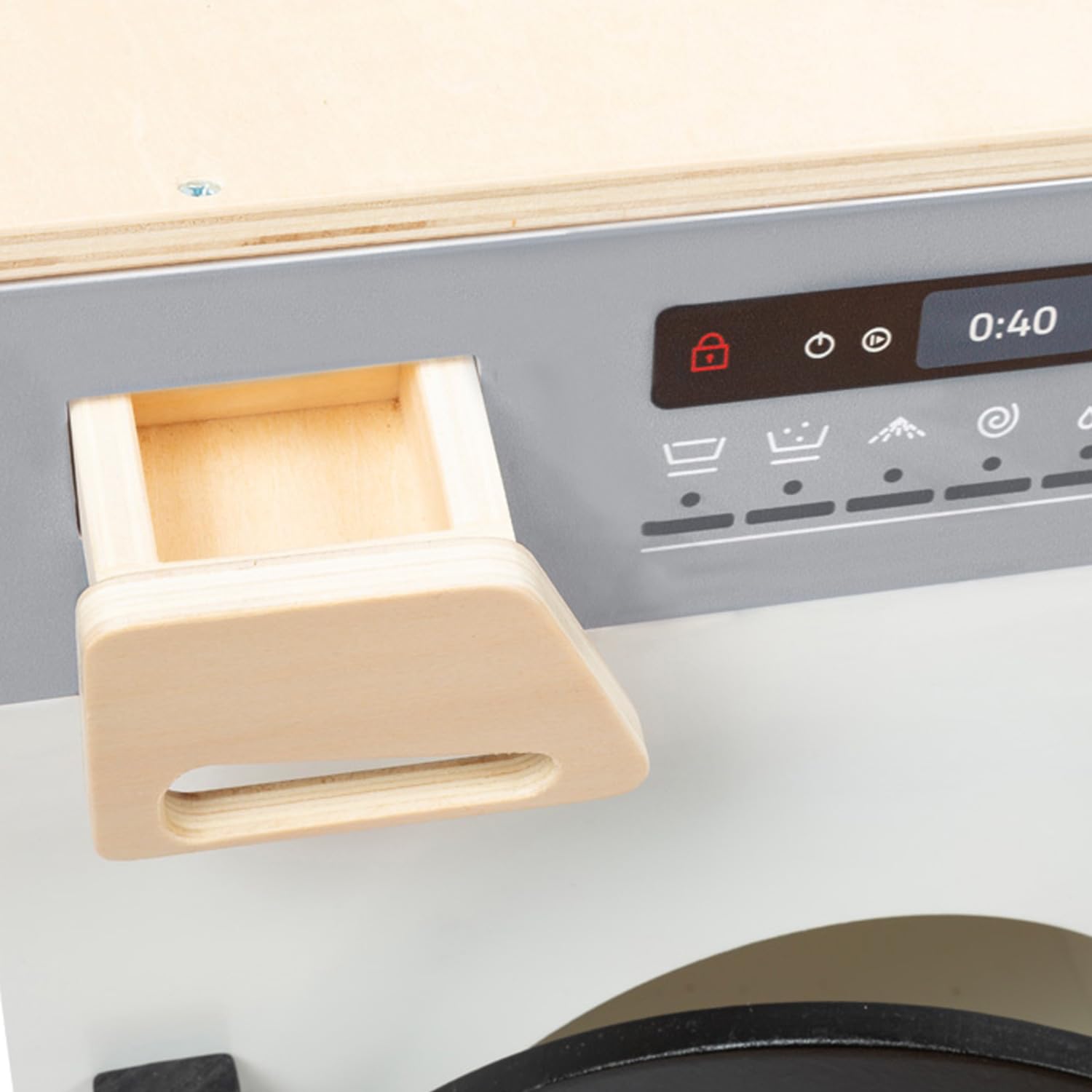 small foot Cucina Bambini Modulare XL Bianco Nero Legno