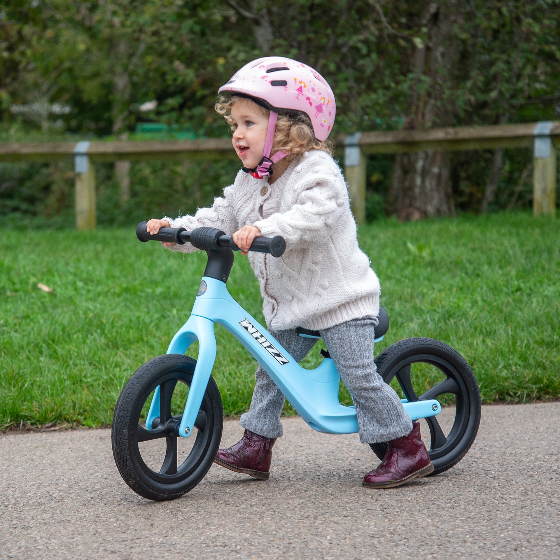 Tickit Whizz Balance Bike bici senza pedali blu 86 cm
