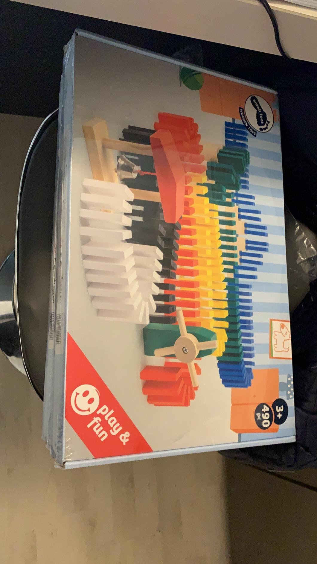 smallfoot 11402 Domino Rally domino legno 490 pezzi