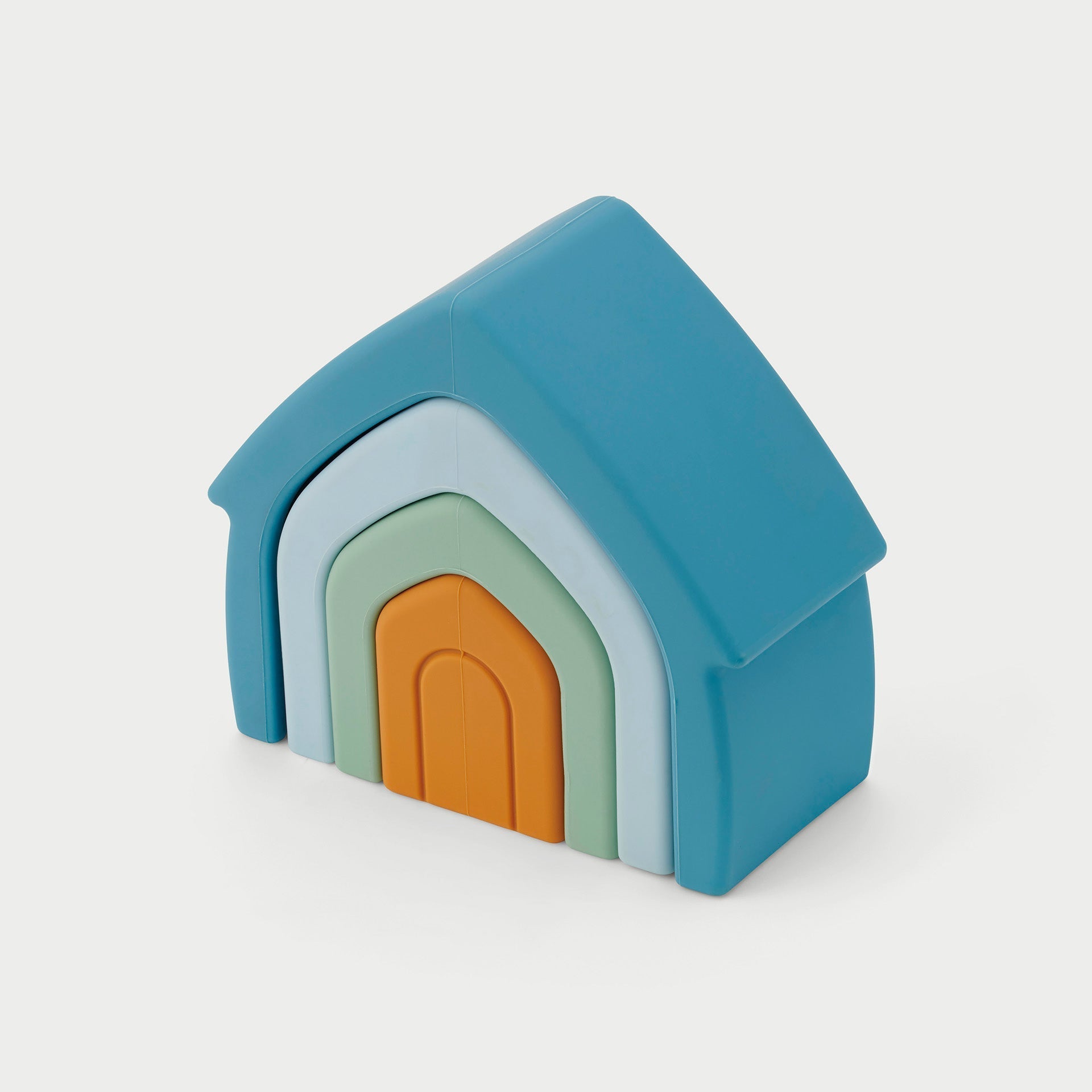 Tickit SiliSoft Stacking Houses casette impilabili neutre 4 pezzi