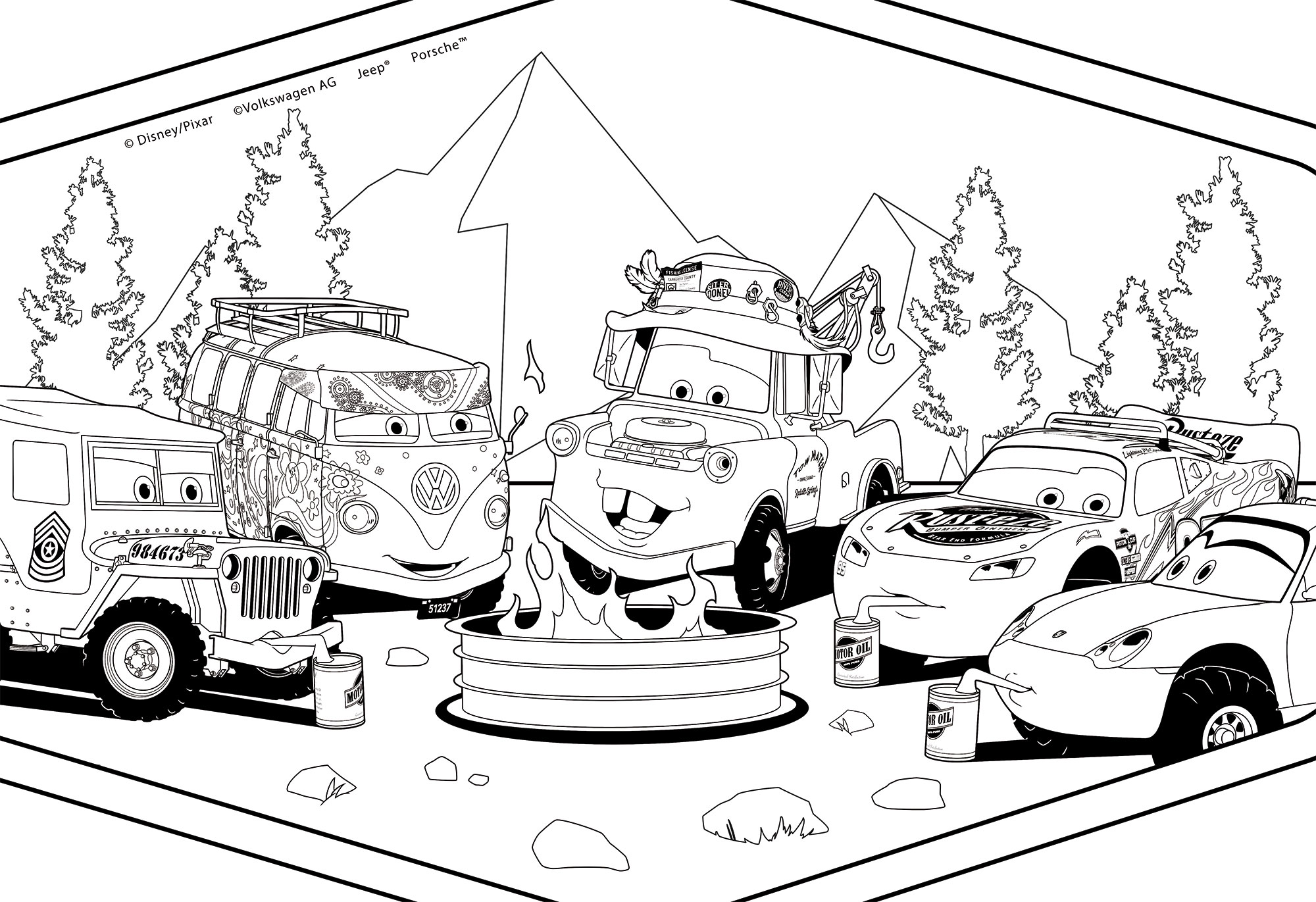 Lisciani Disney Eco-Puzzle Cars 60 puzzle double-face da colorare
