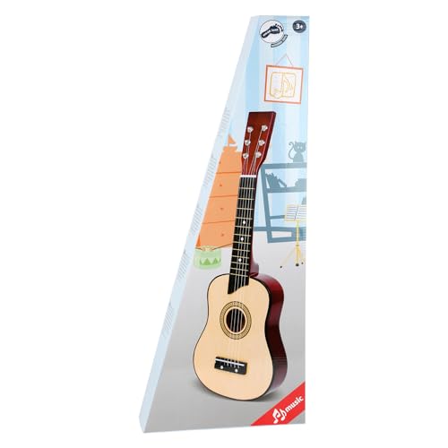 smallfoot Natura chitarra bambini legno 6 corde con plettro