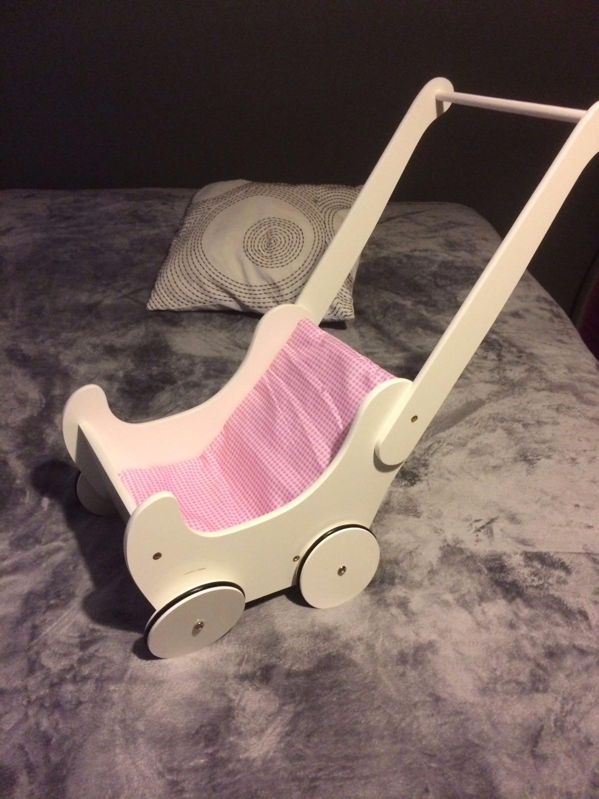 smallfoot 2864 Carrozzina bambole passeggino bianco
