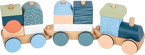 smallfoot Arctic 12449 trenino in legno a incastro