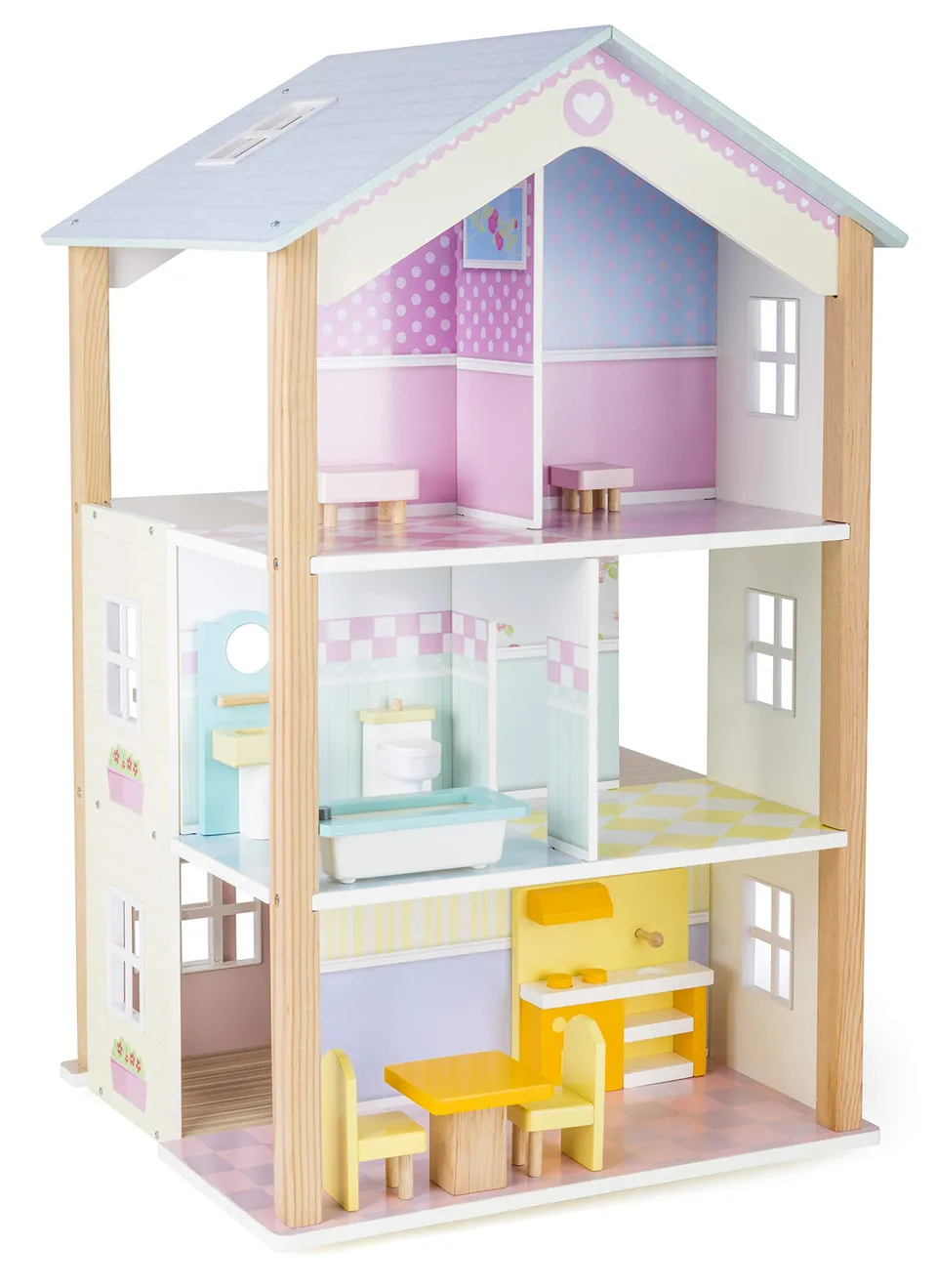 smallfoot Palazzo casa bambole 3 piani girevole