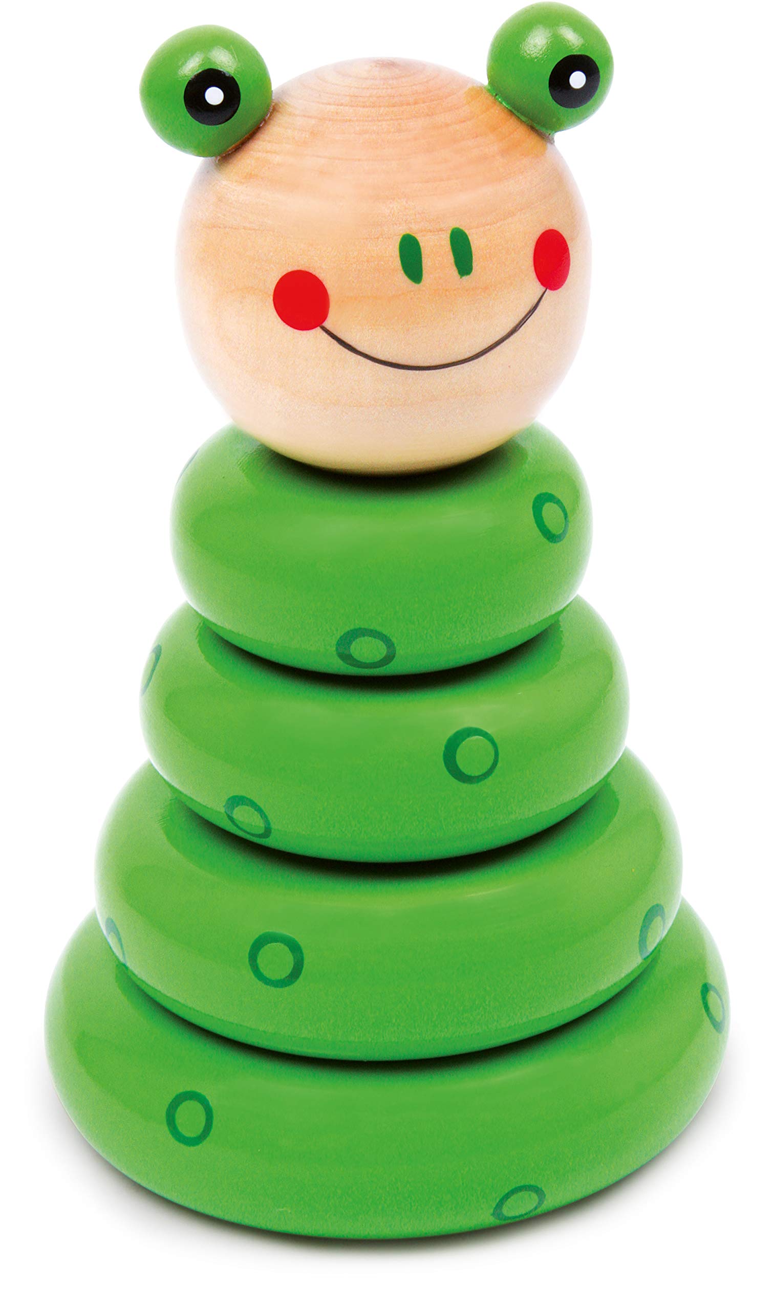 Small Foot rana impilabile legno 5 pezzi FSC