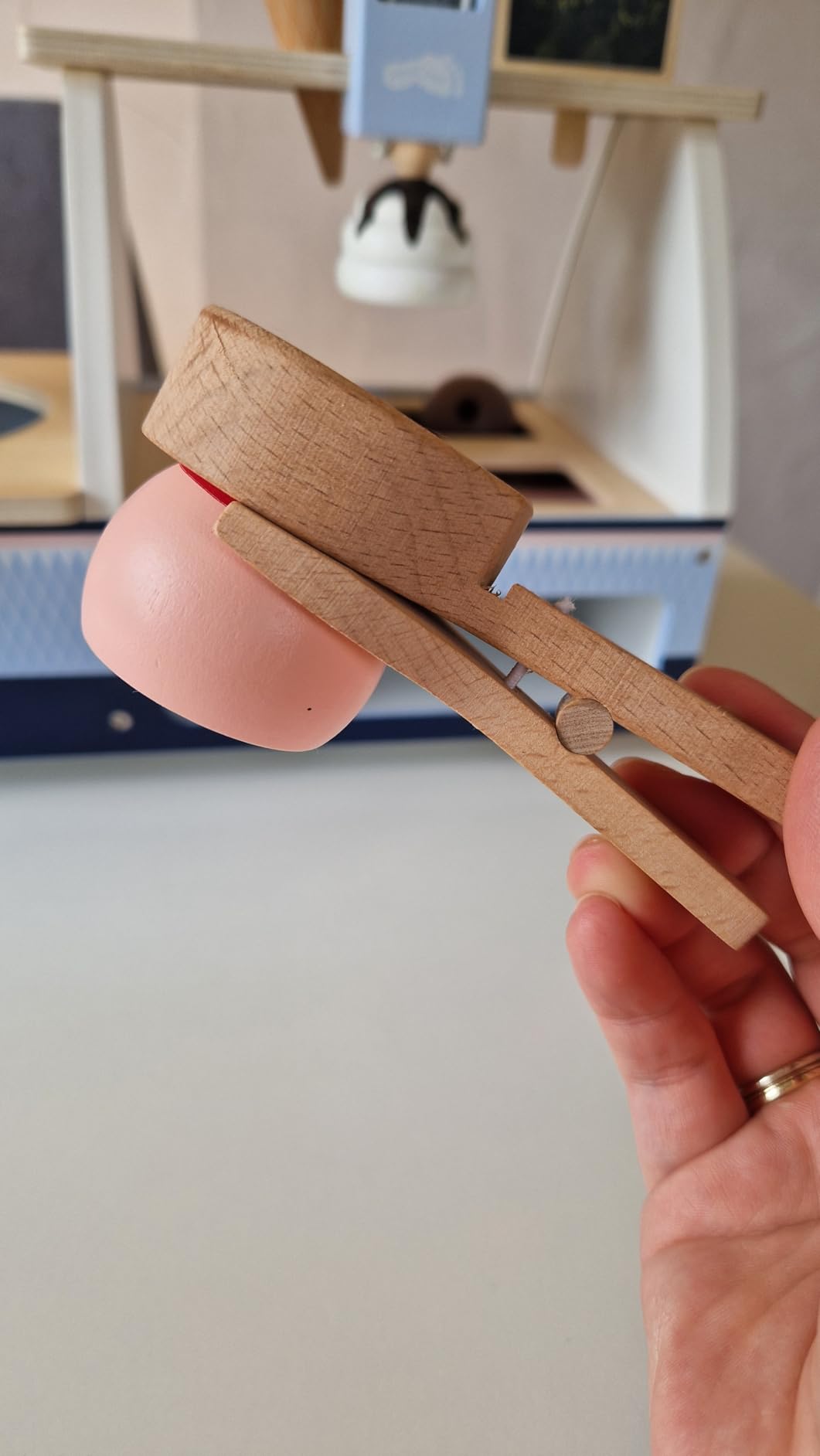 smallfoot Fresh bancone gelato legno blu rosa con accessori