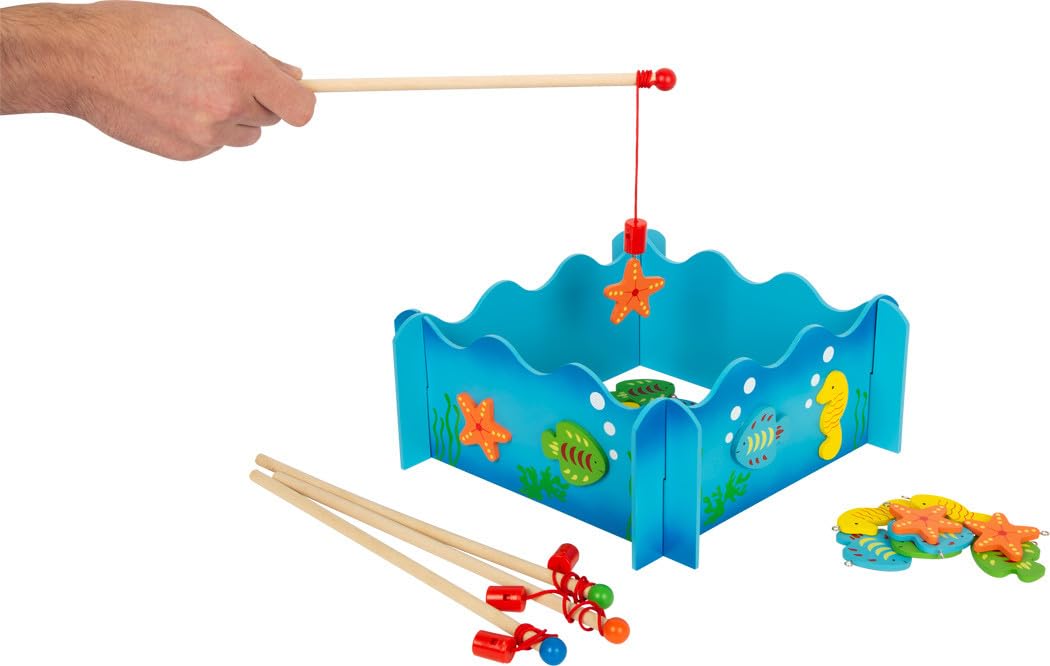 Small Foot Mondi di Mare Gioco Pesca Magnetico 24 Pezzi