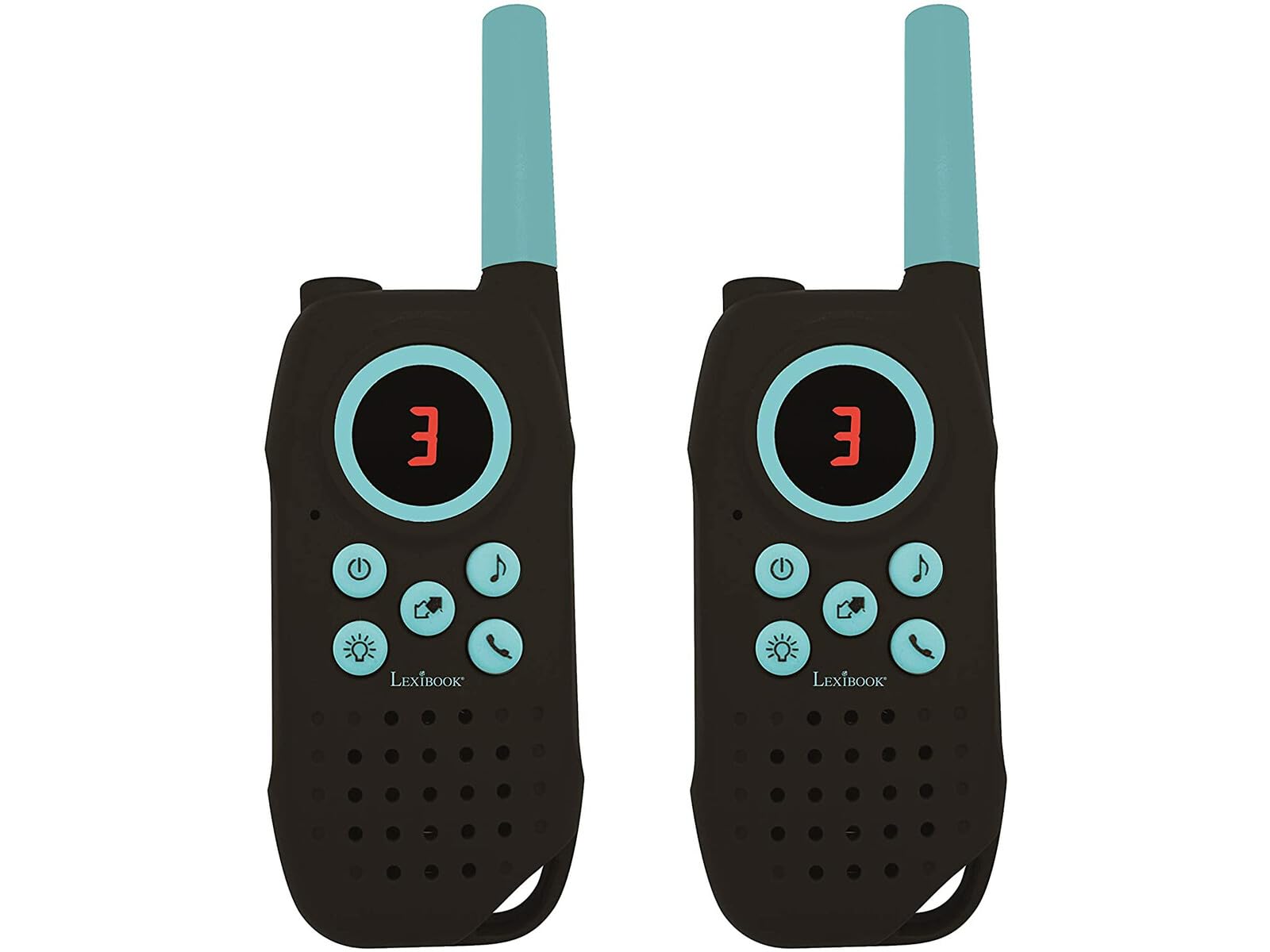Lexibook TW42 Walkie Talkie Blu 5 km con Torcia 2 Pezzi
