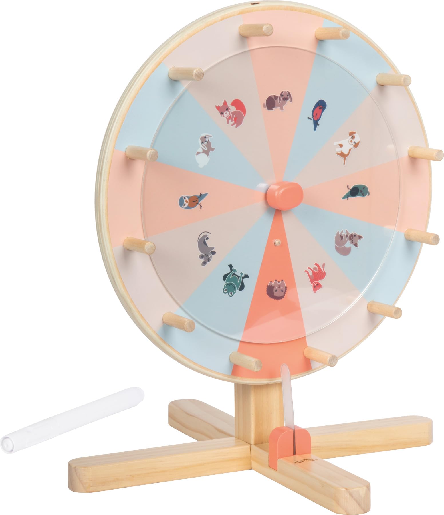 smallfoot Garden Buddies 12645 ruota della fortuna legno con dischi