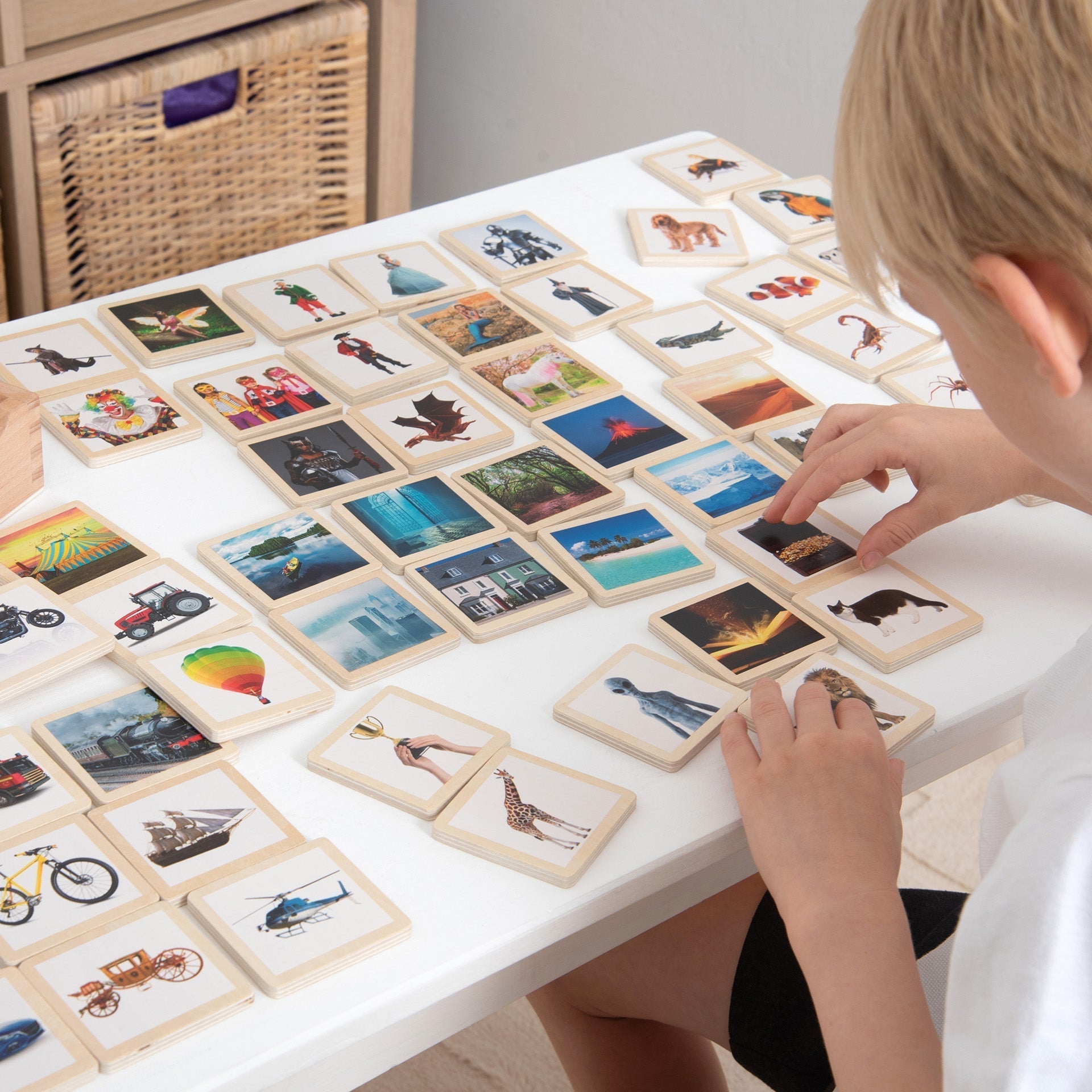 Tickit Story Tiles tessere in legno 90 pz per racconti