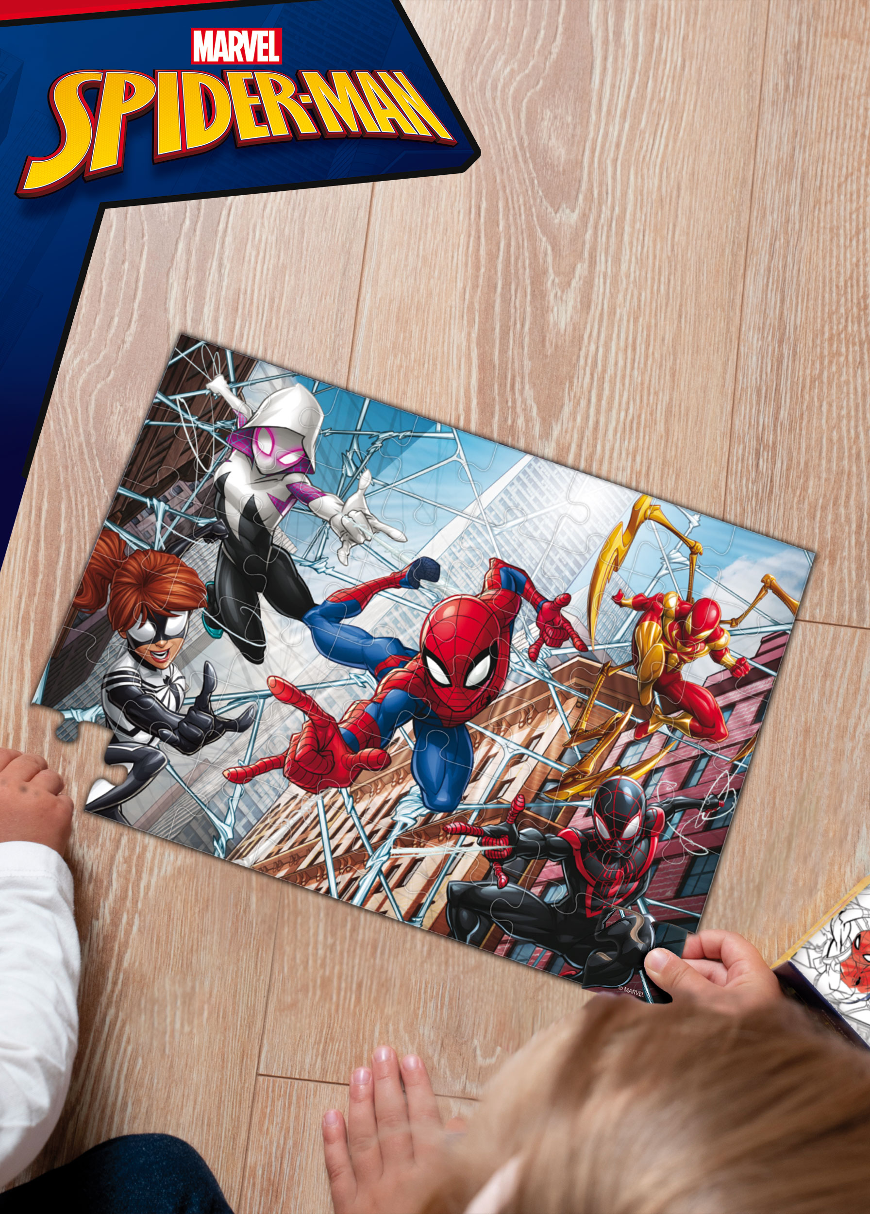 Marvel Puzzle Df Plus 60 Spider-Man puzzle 60 pezzi