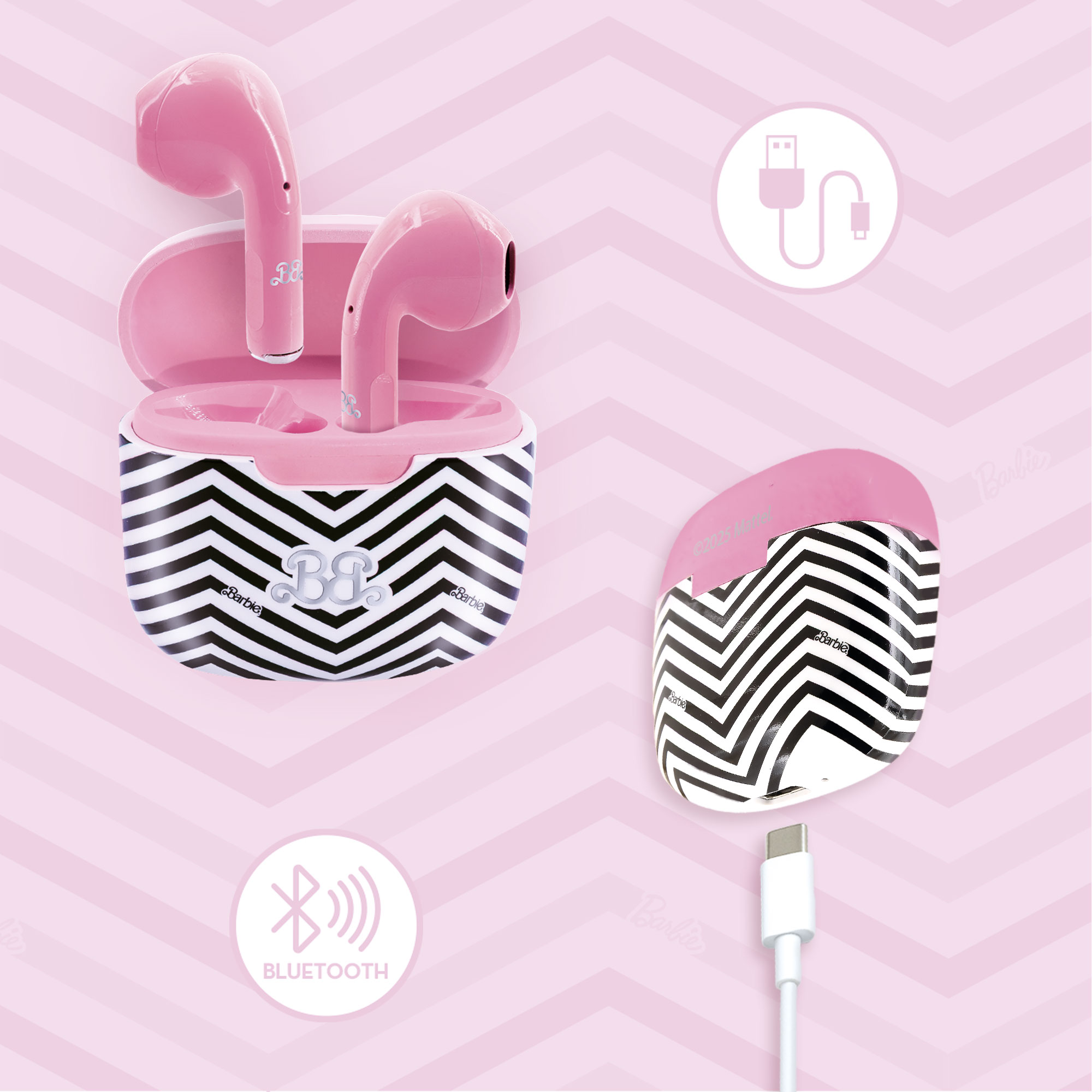 Barbie Wireless Earphones cuffiette wireless bambina