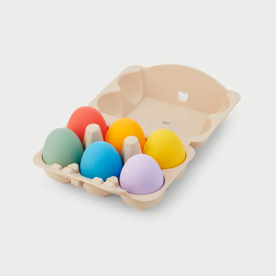 Tickit SiliSoft Sensory Eggs uova sensoriali rainbow 6 pezzi silicone