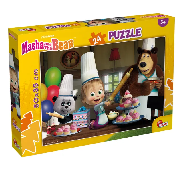 Masha e Orso Puzzle Plus 24 puzzle bambini scene