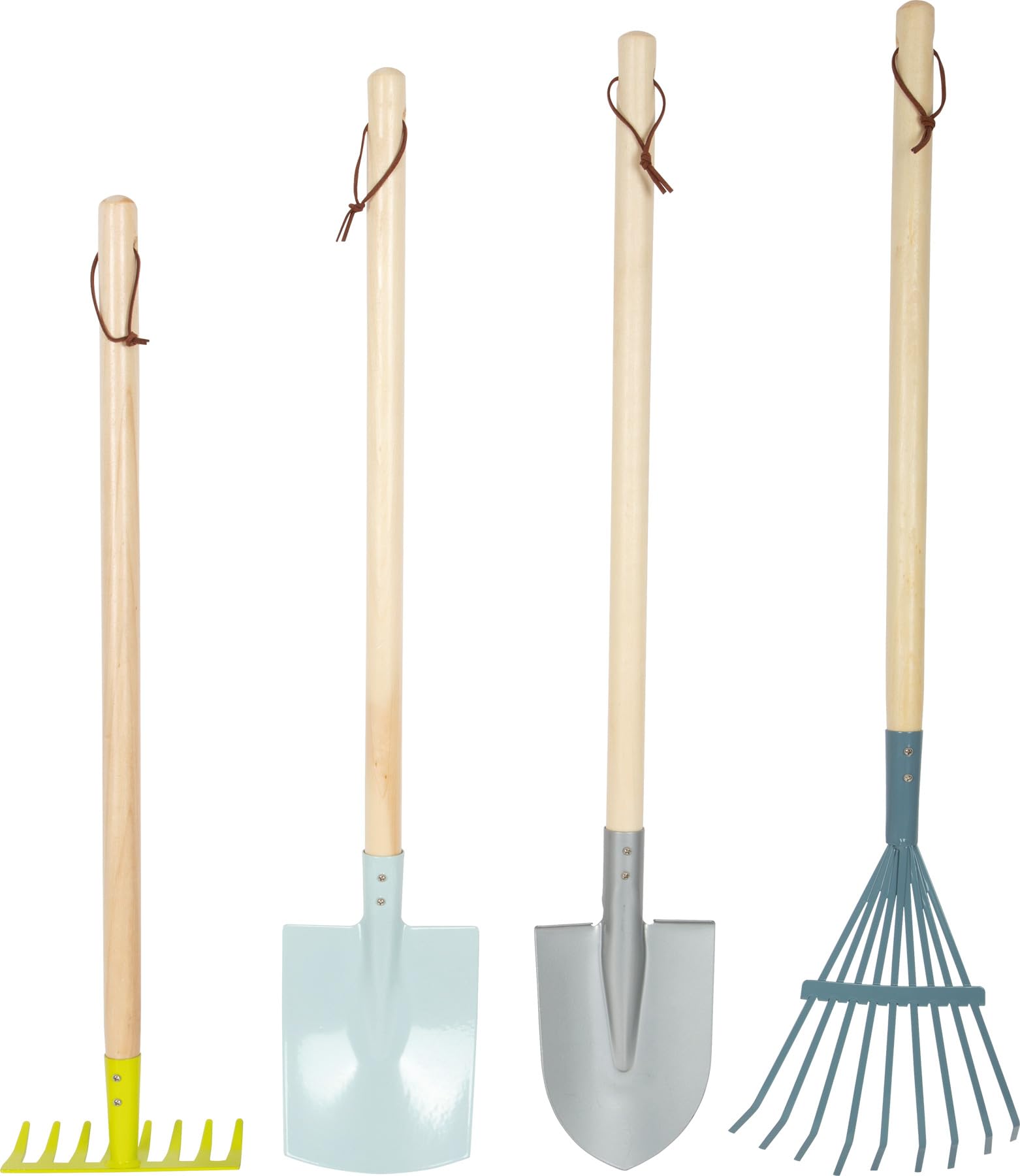 smallfoot 12389 set attrezzi giardino bambini metallo legno