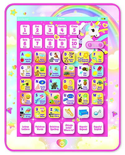 Lexibook JCPAD002UNI tablet educativo parlante spagnolo-inglese