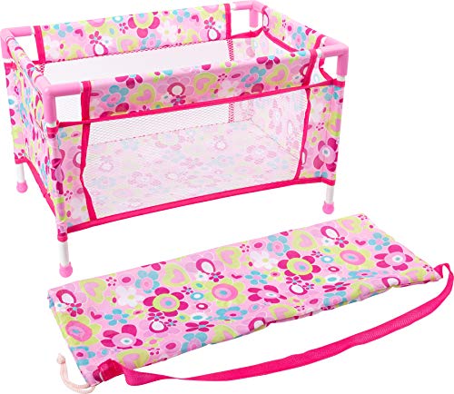 small foot 11484 lettino da viaggio bambole tessuto 3 anni+