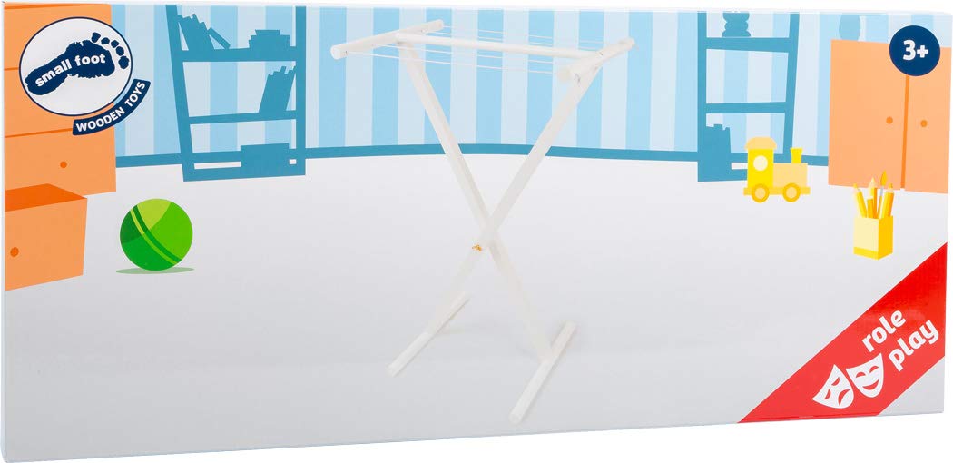 smallfoot 11413 stendibiancheria legno per bambole