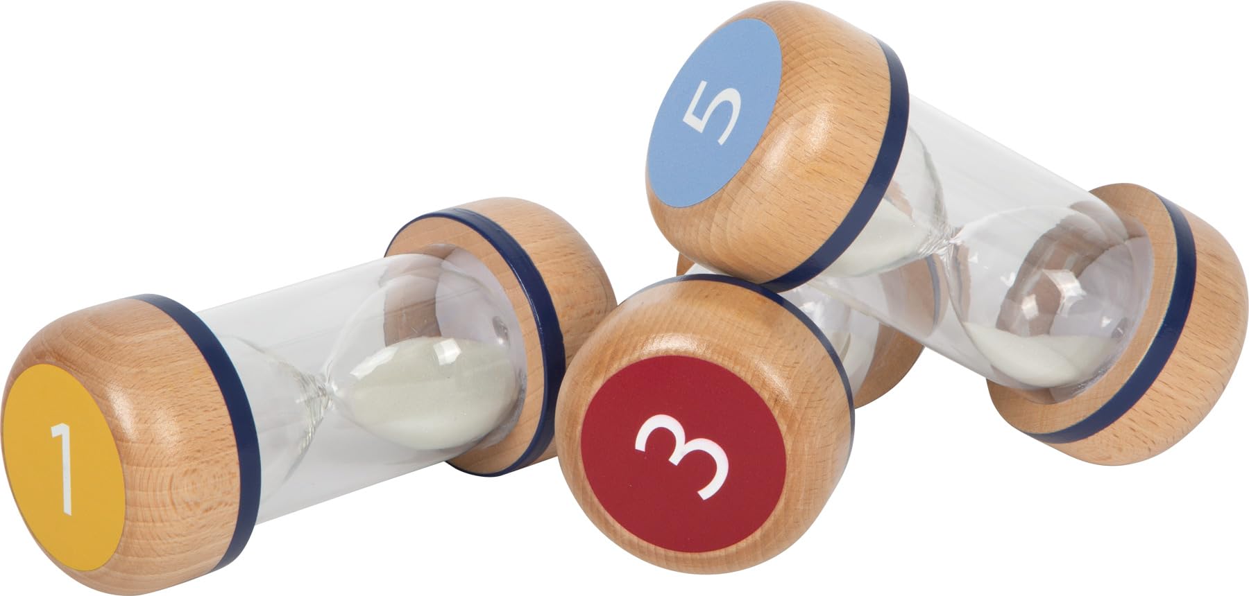 smallfoot Educate set clessidre bambini 1-3-5 minuti legno
