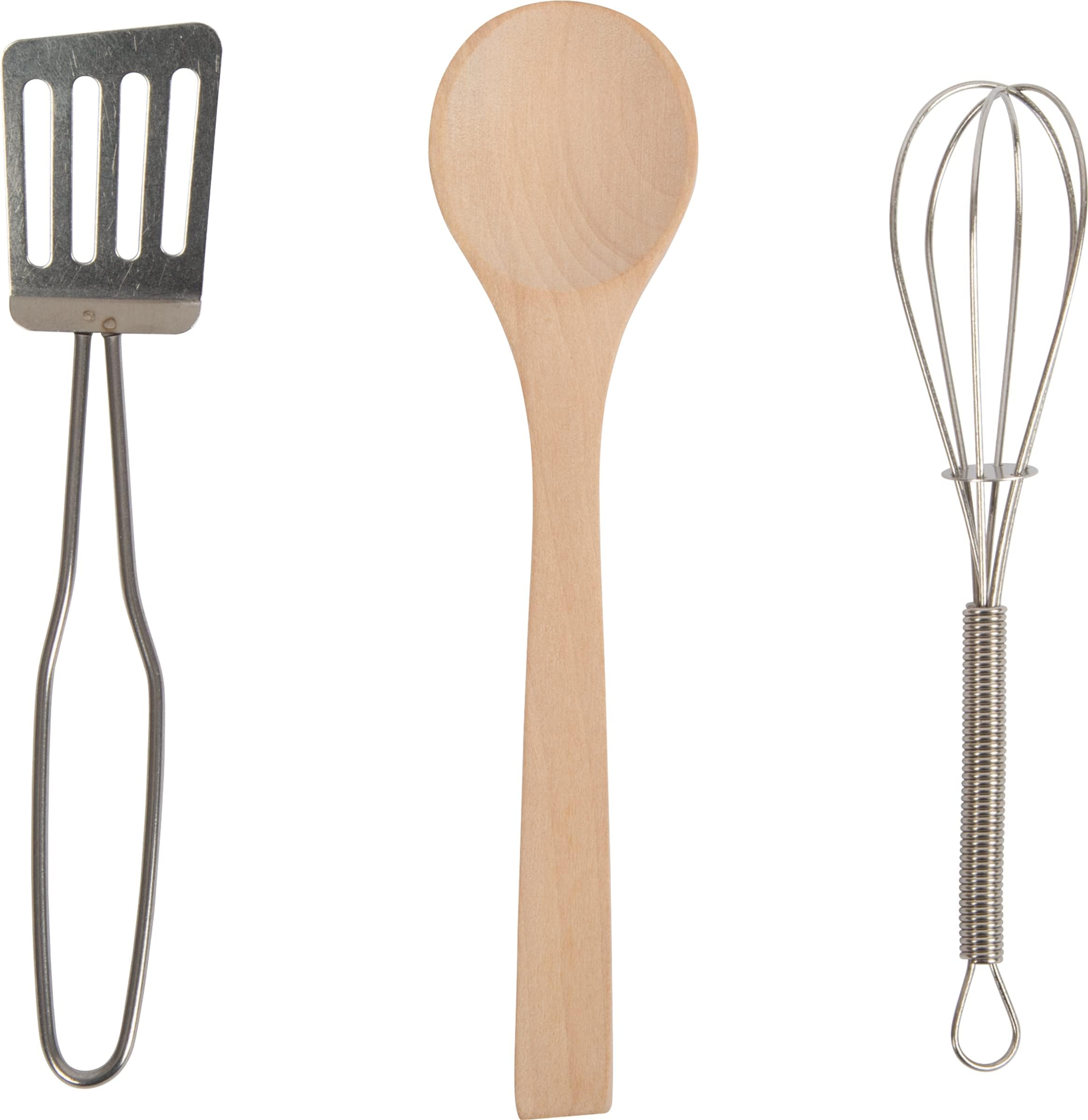 smallfoot set cucina gioco in legno con grembiule 9 pezzi