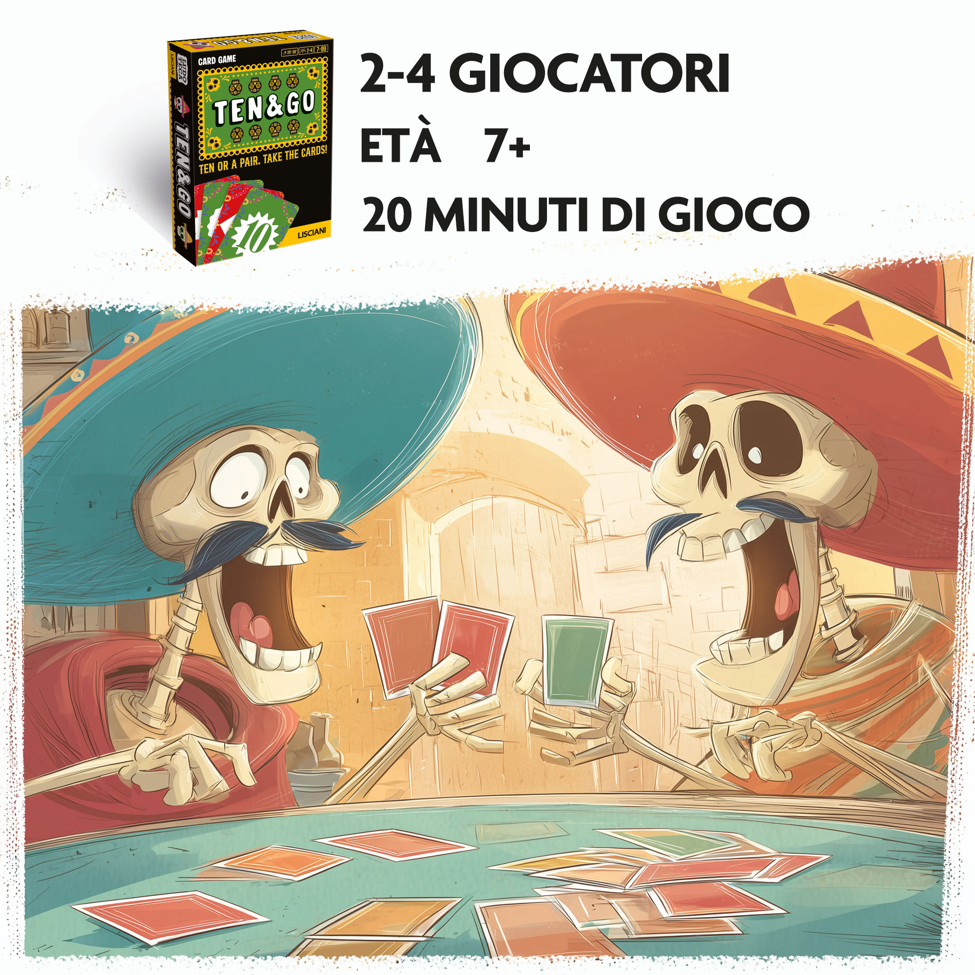 Lisciani Ludoteca Ten&Go Gioco Carte Coppie e Dieci