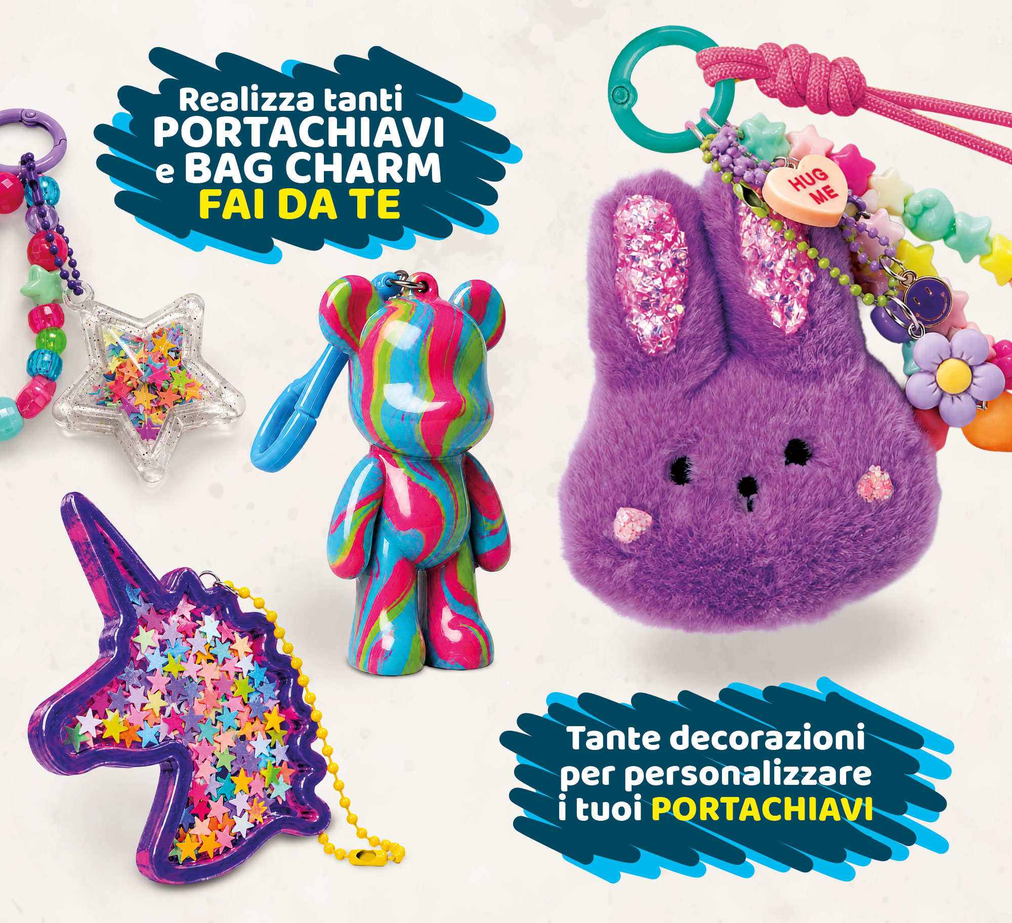Lisciani I'm a Genius Laboratorio Portachiavi Kit Creativo Charm