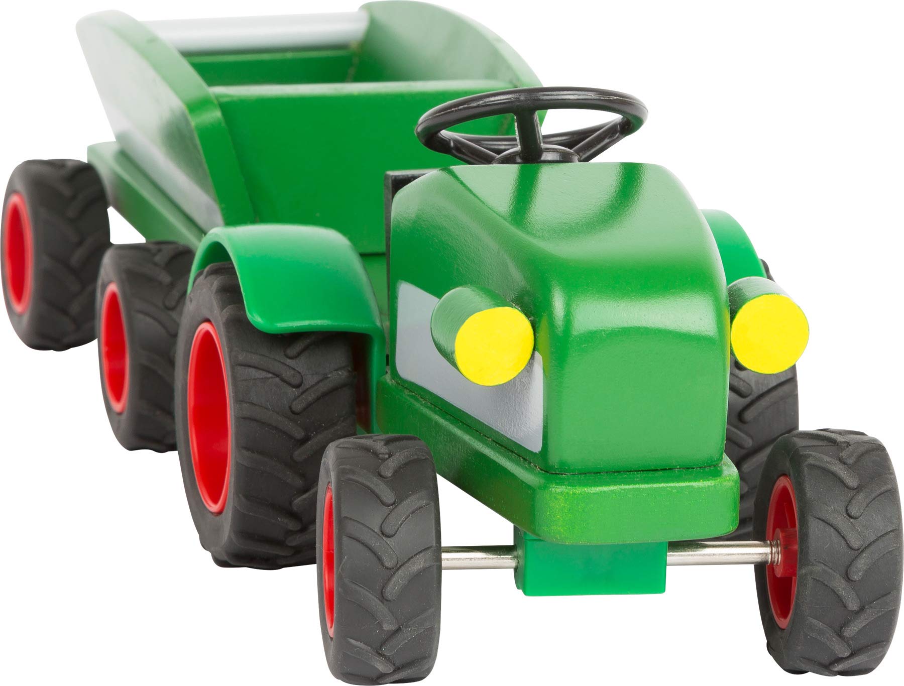smallfoot WoodFriends 11006 trattore legno verde rimorchio