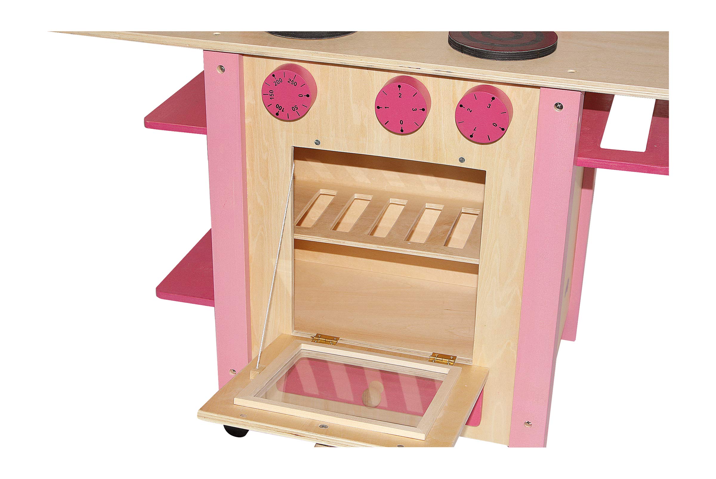 smallfoot 1154 Cucina Tutto in Uno cucinetta rosa legno