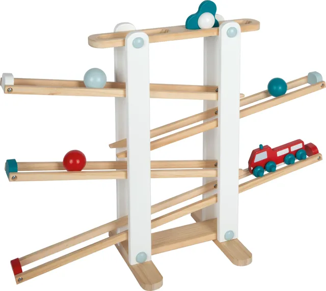 smallfoot 12549 pista biglie legno pista di marmo