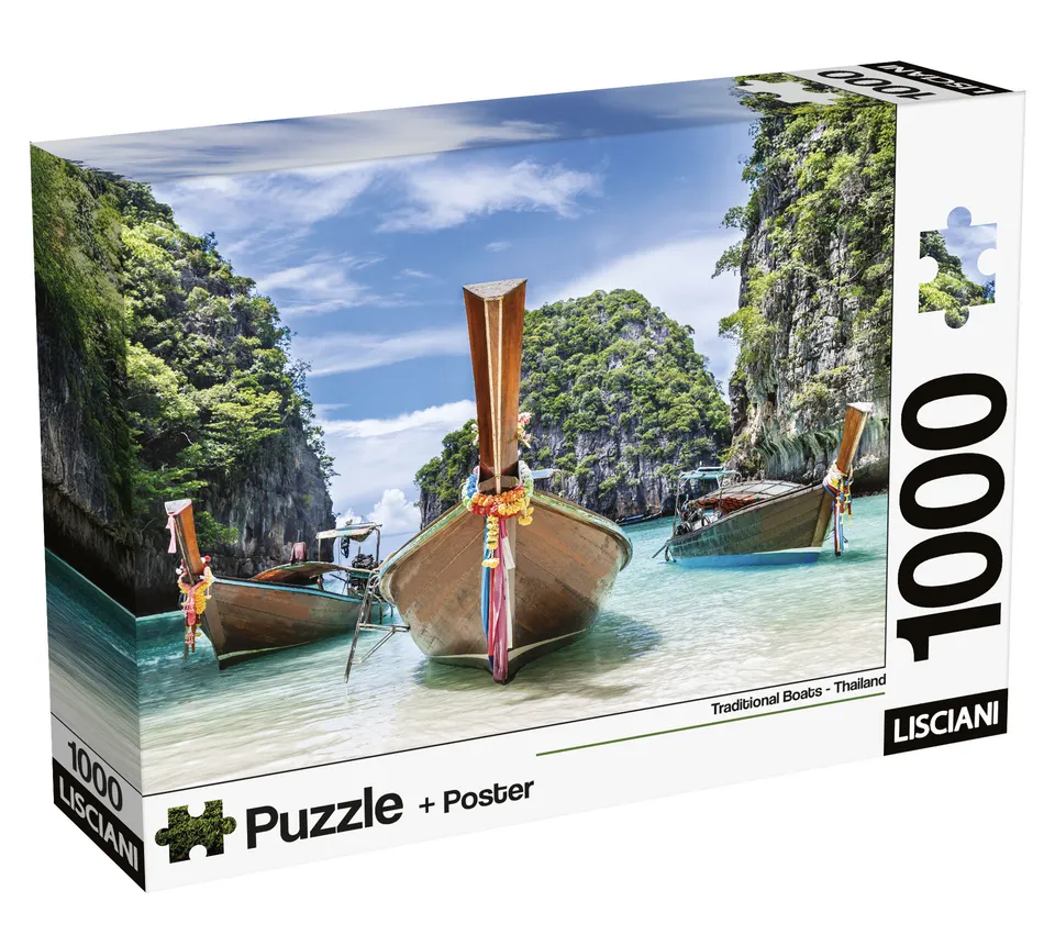 Lisciani Puzzle Poster Thailand 1000 puzzle 1000 pezzi