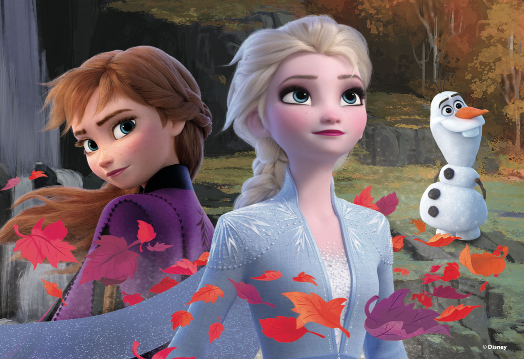 Lisciani Disney Maxifloor puzzle 4x48 Frozen 2 double-face