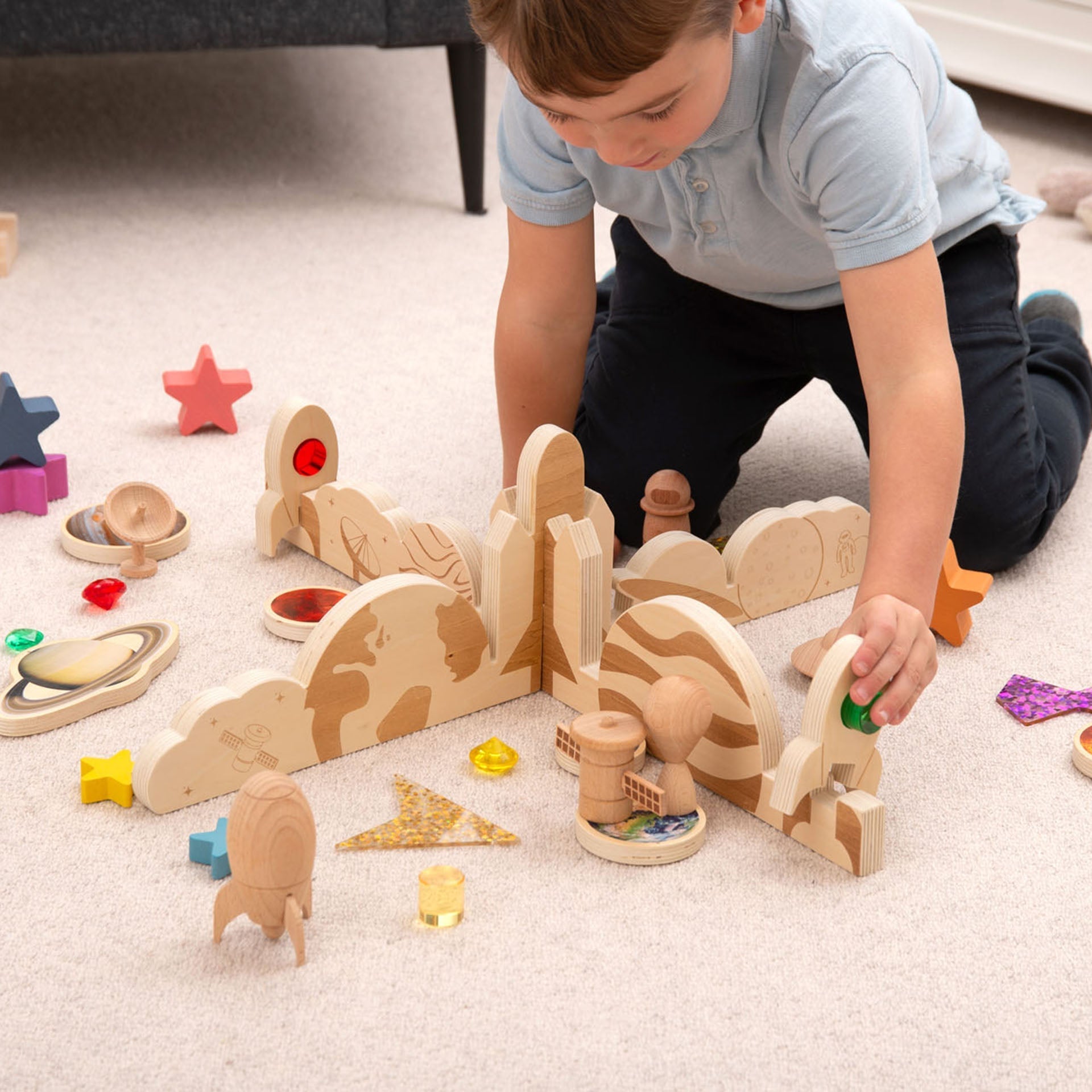 Tickit Discovery Space Dividers divisori legno 2 pezzi spazio