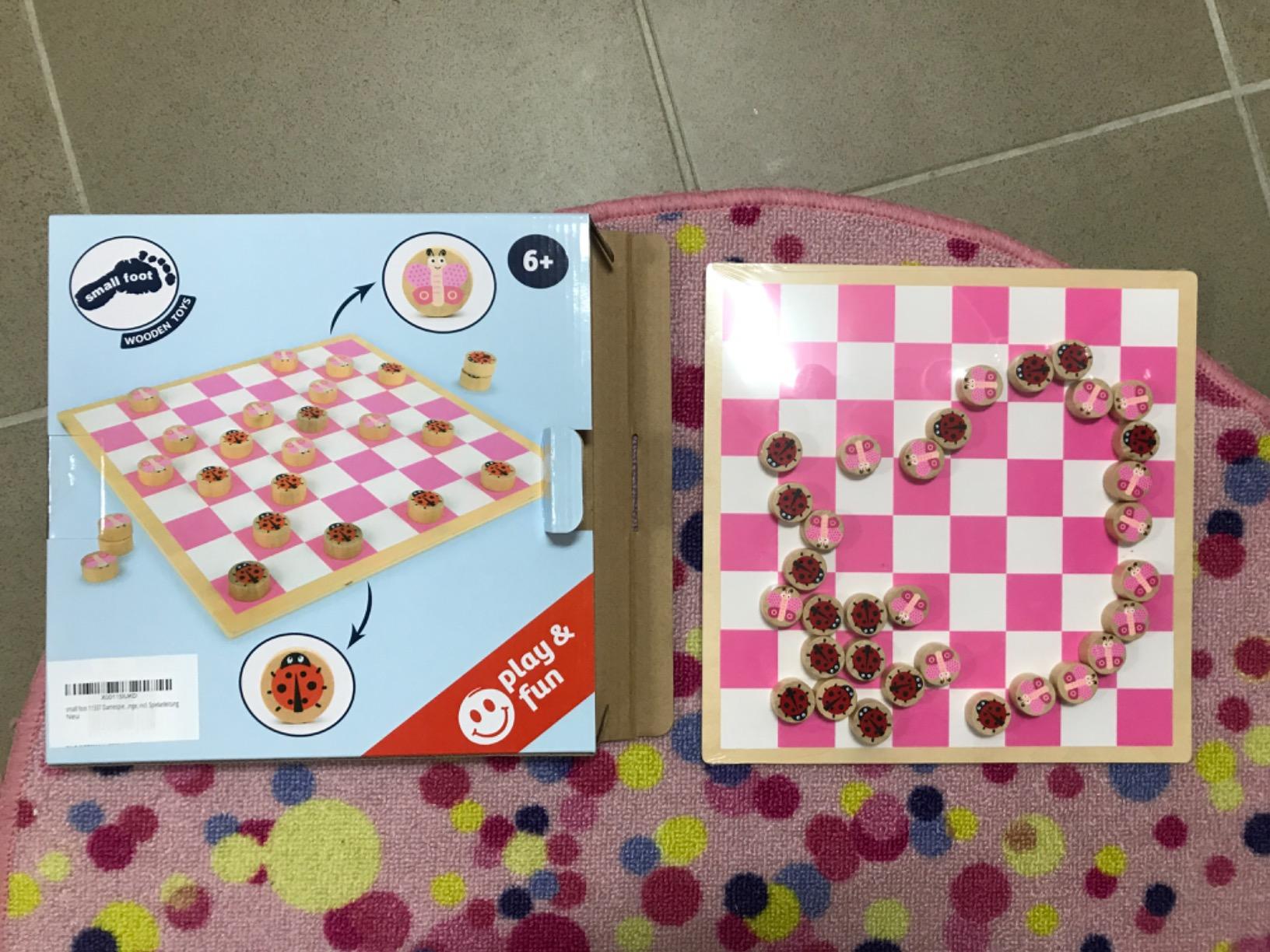 smallfoot Gioco della Signora coccinelle e farfalle legno