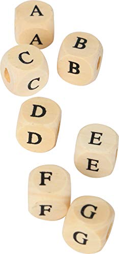 Small Foot Catene di Lettere Kit Perline Legno 300 Pezzi