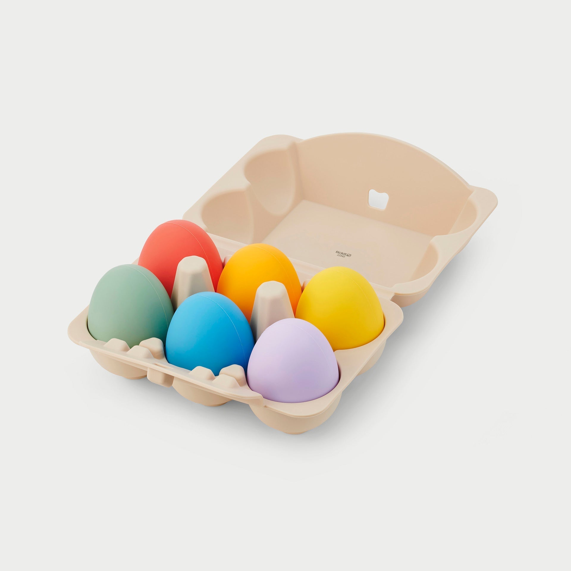 Tickit SiliSoft Sensory Eggs uova sensoriali rainbow 6 pezzi silicone