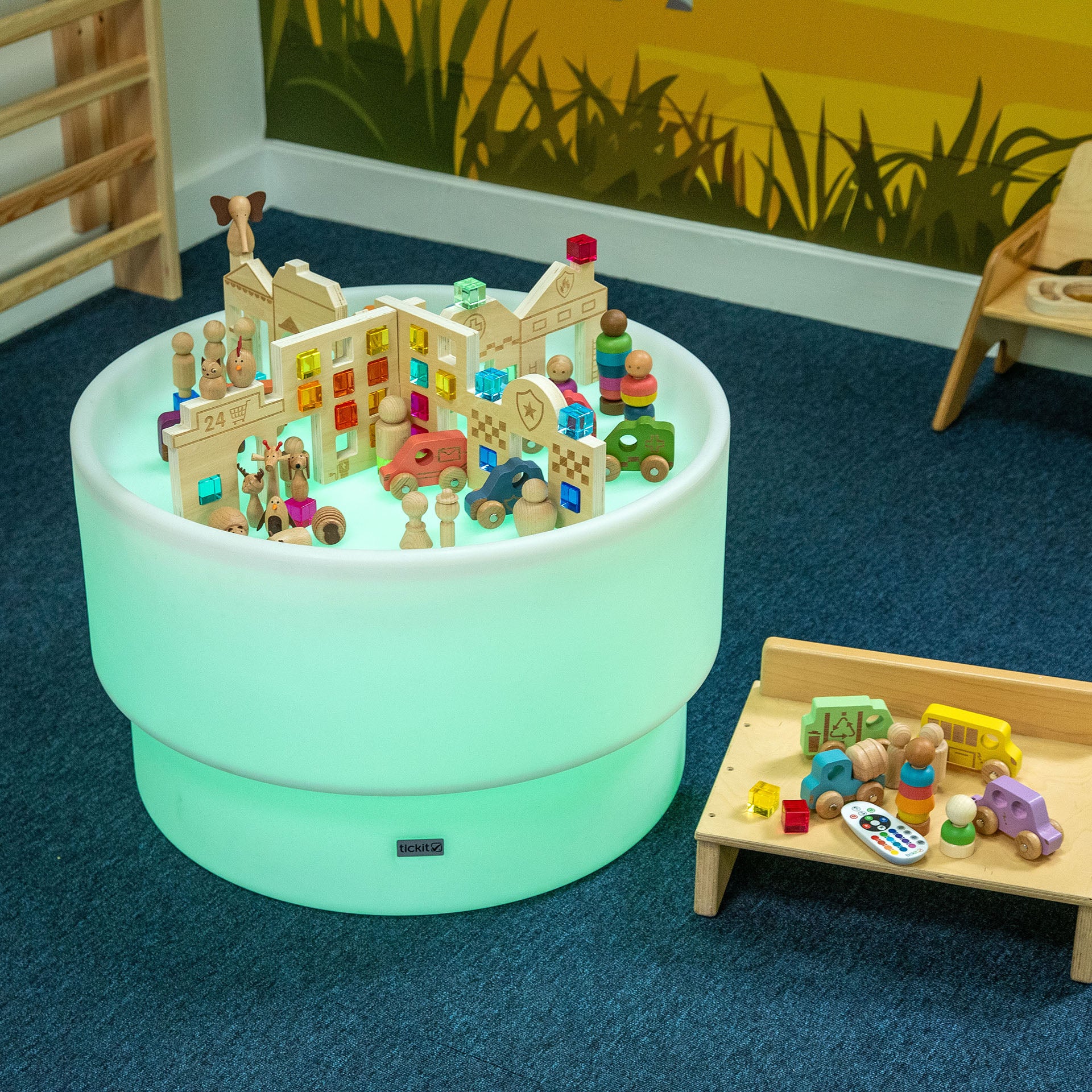 Tickit Discovery Town Table Tavolo Luminoso Set Città